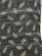 Georgette Black Gold