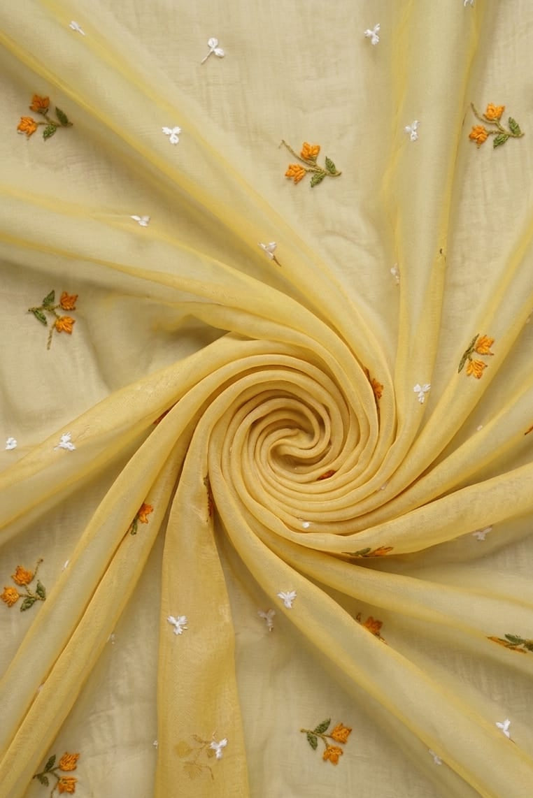 Malai Chanderi Embroidery